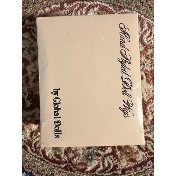 Hand Styled Doll Wigs By Global Dolls Model Janey Size 7-8 Color Carrot Red - Picture 7 of 12